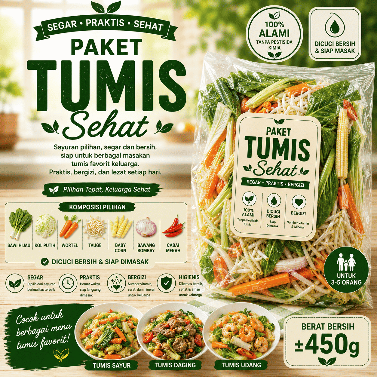 Paket Tumis Sehat