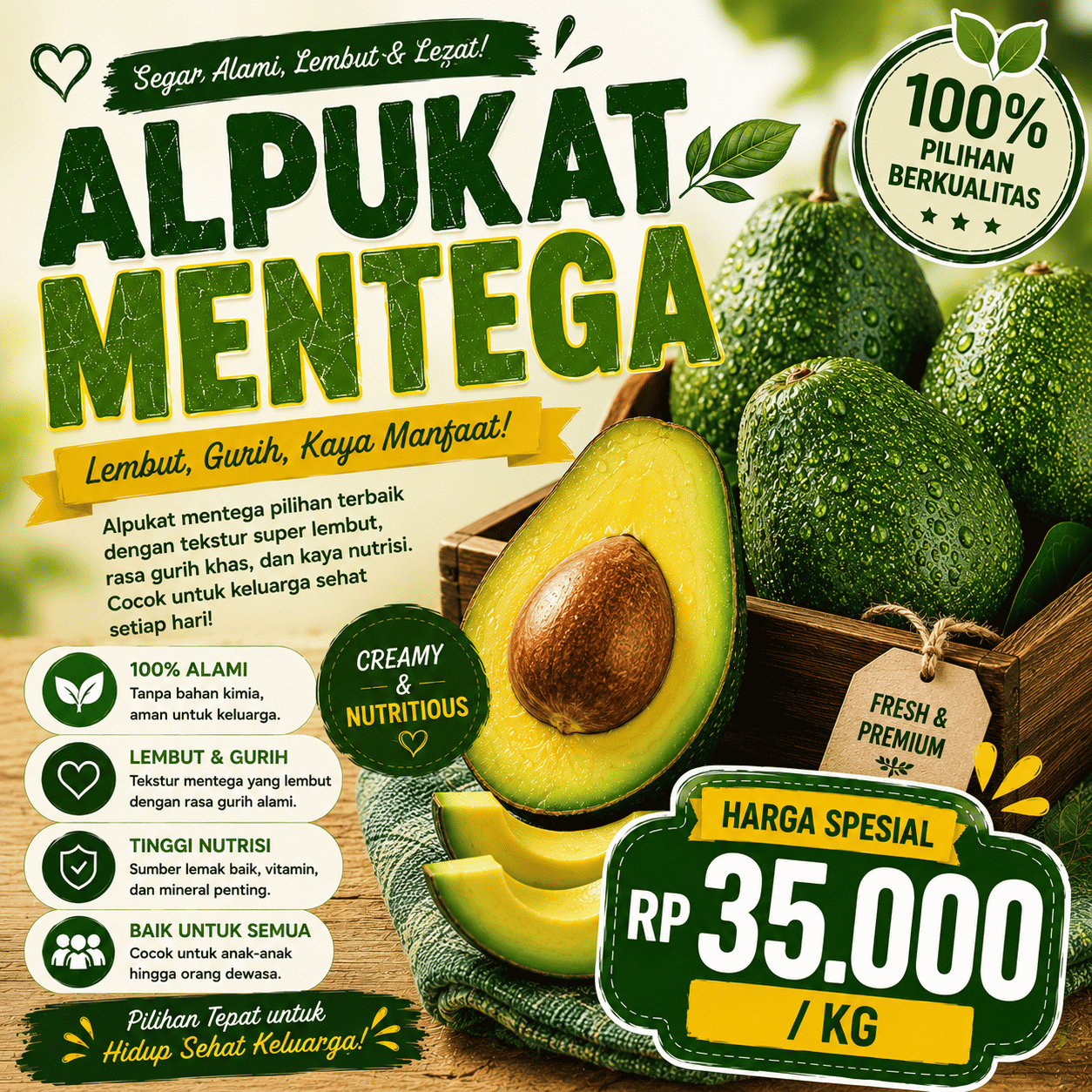 Alpukat Mentega