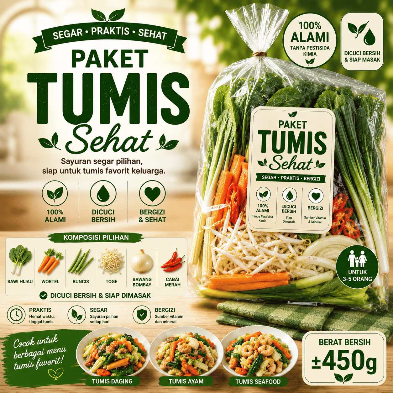 Paket Tumis Sehat