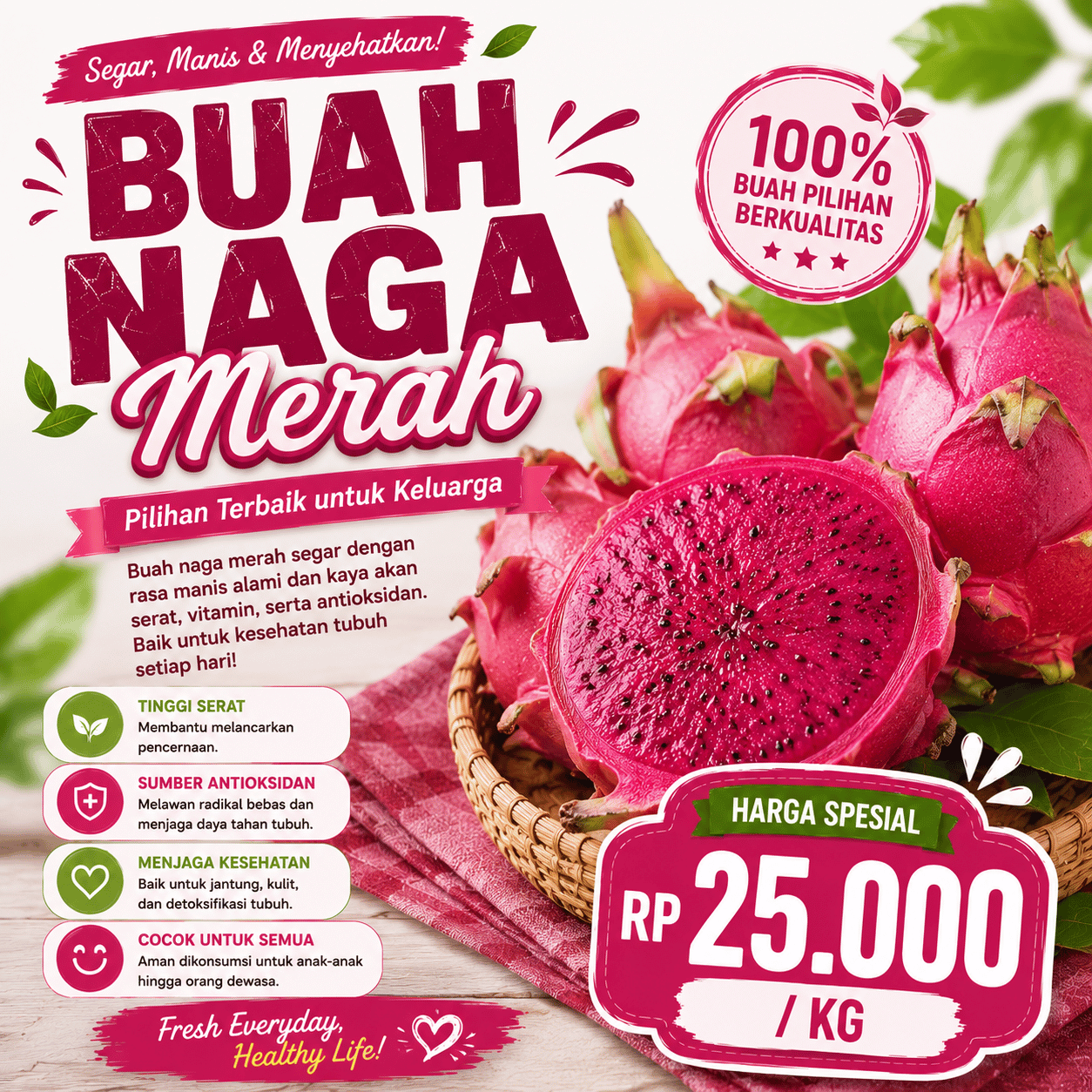 Buah Naga Merah