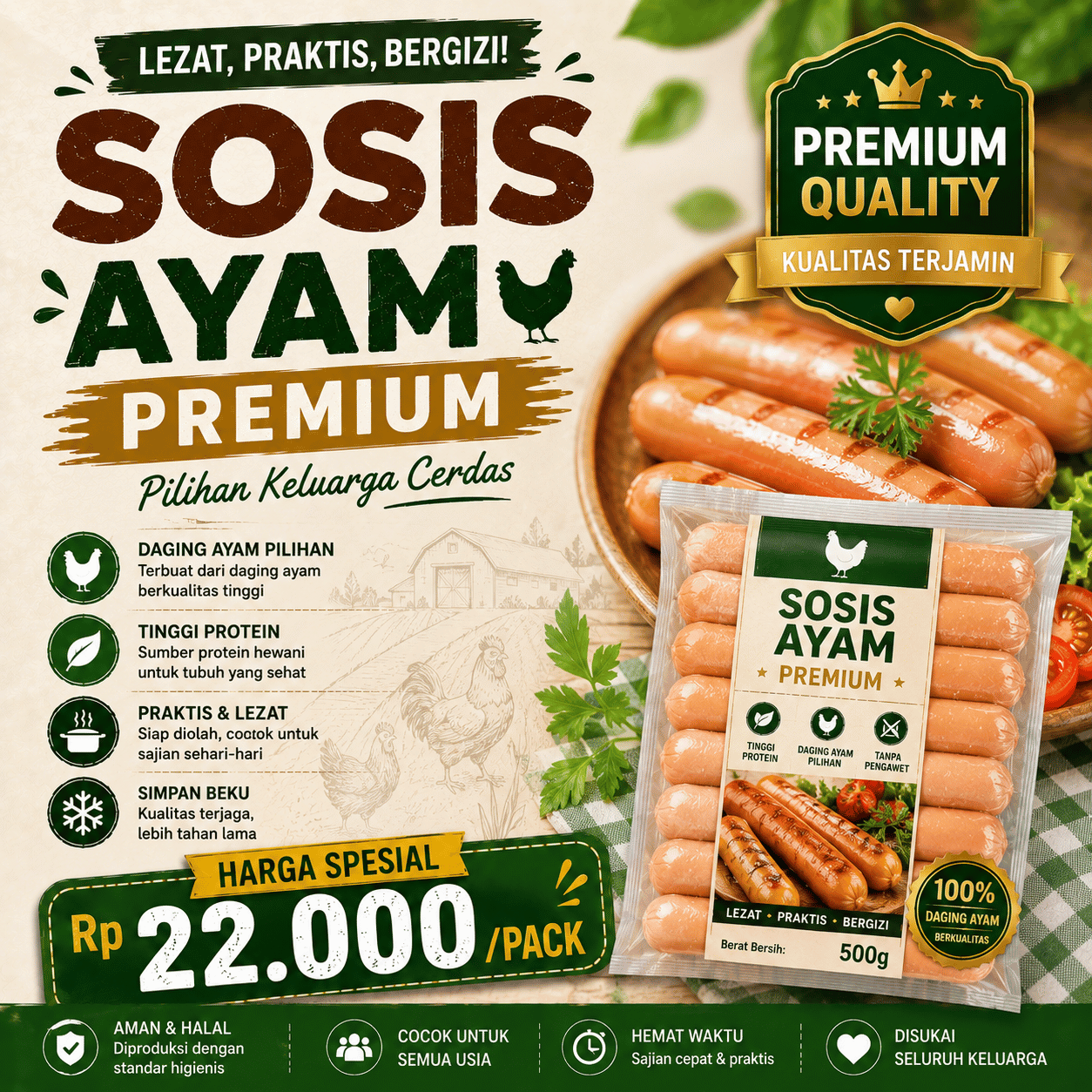 Sosis Ayam Premium