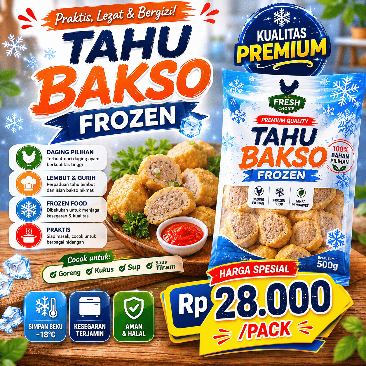 Tahu Bakso Frozen