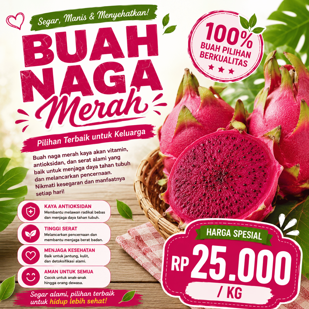 Buah Naga Merah