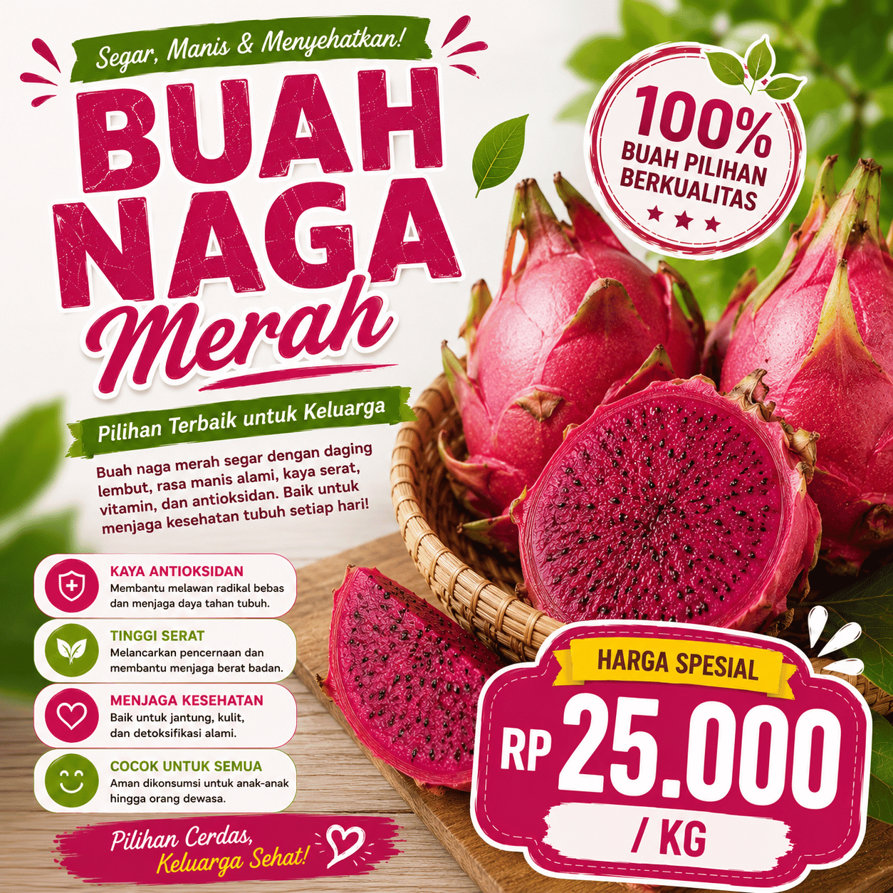 Buah Naga Merah