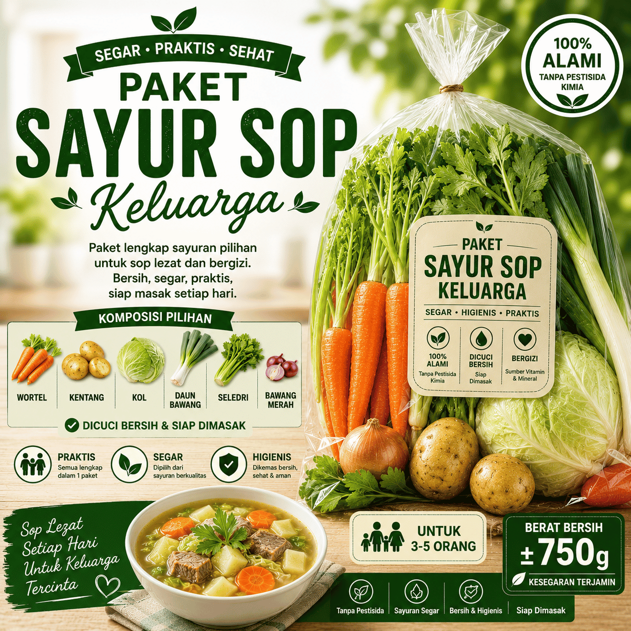 Paket Sayur Sop Keluarga