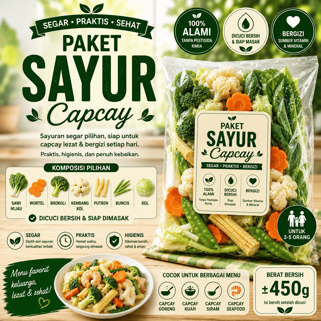 Paket Sayur Capcay