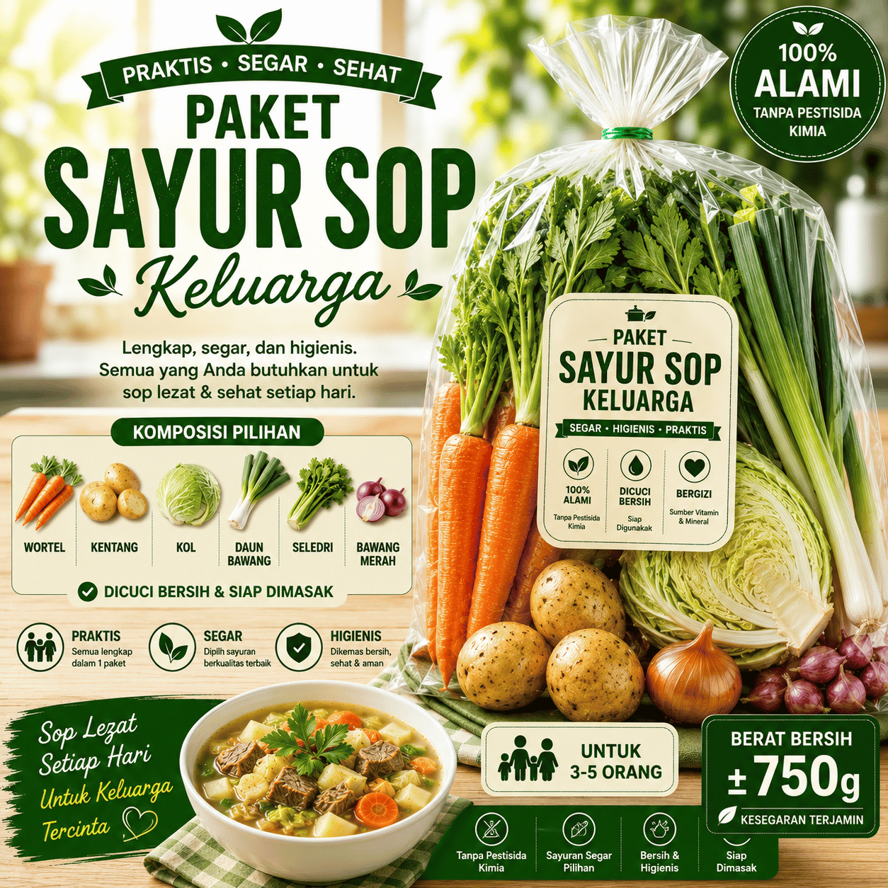 Paket Sayur Sop Keluarga