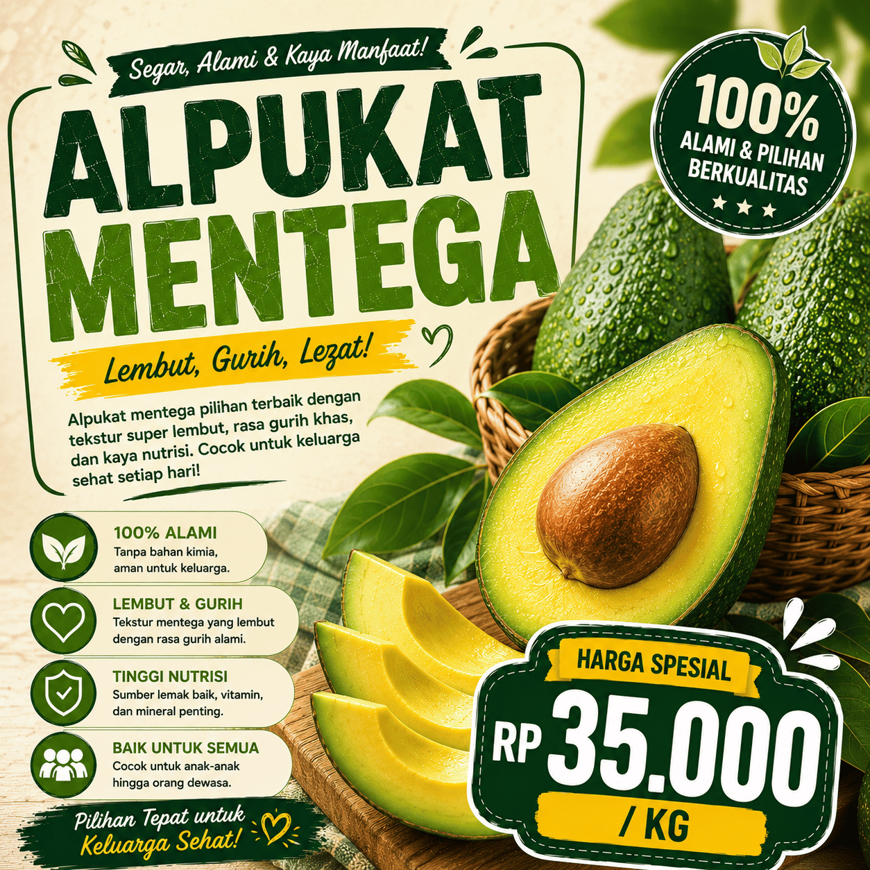 Alpukat Mentega